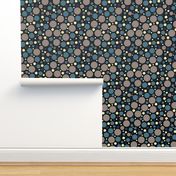 Snakeskin Mural Spots #2 - black, large 