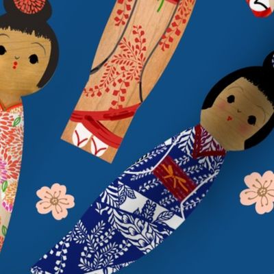 KOKESHI DOLLS classic blue