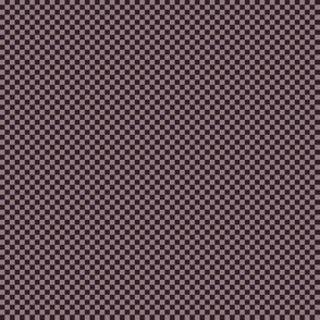 JP5 - Tiny - Checkerboard of Eighth Inch Squares in Tones of Purplish Brown aka Puce