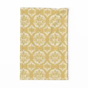 Honey Wheat Damask  E7C978