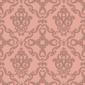 Damask in Blush (Spring’s First Blush: Coordinate)