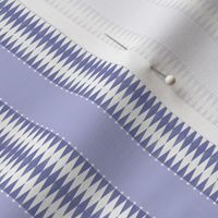 Harlequin Stripes White on Faded Blue 600L