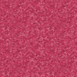 viva magenta mosaic tiling by rysunki_malunki