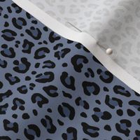 ★ STONEWASHED DENIM LEOPARD ★ Leopard Print in Indigo Blue - Tiny Scale / Collection : Leopard Spots – Punk Rock Animal Prints