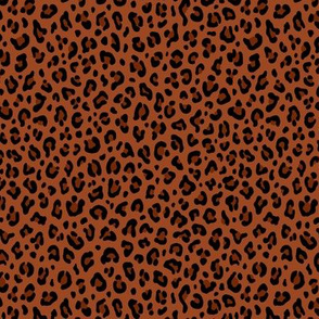 ★ LEOPARD PRINT in RUST ★ Tiny Scale / Collection : Leopard Spots – Punk Rock Animal Prints