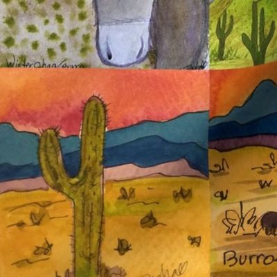 Desert Wild Burro Banners