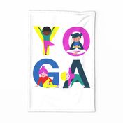 Yoga Kids Tea Towel 