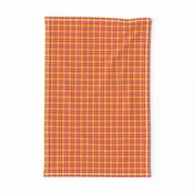 Kansas City Red and gold plaid A