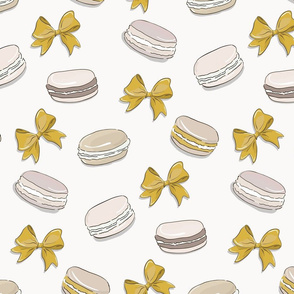 Macaron bakery yellow