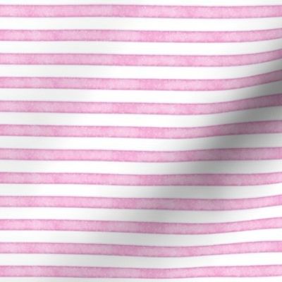 easter pink salted watercolor stripes // small