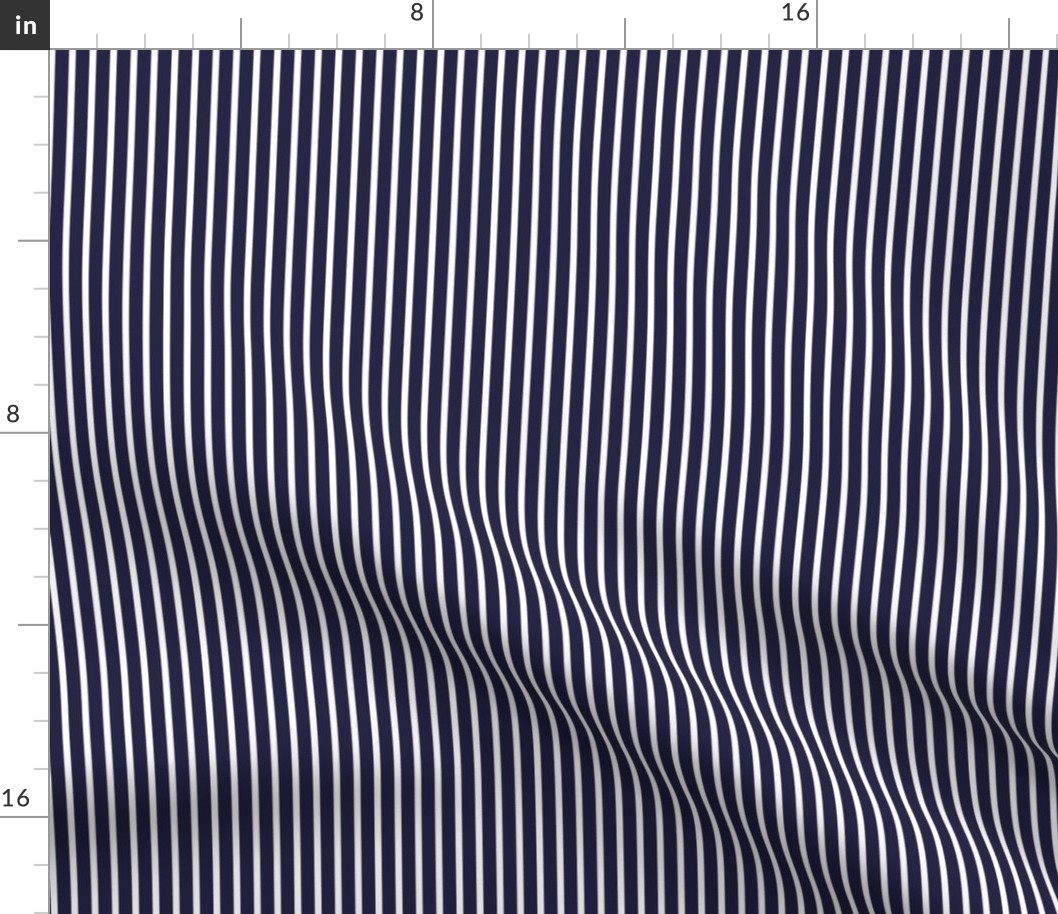 Vertical Navy Blue Stripe