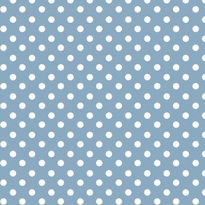 Light Dusty Blue Pindot