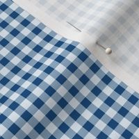 vichy check small classic blue