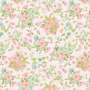 XS Pretty Flowers- shell pink // Love Some Bunny collection