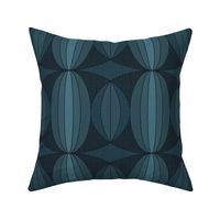 ART DECO LANTERNS - SHADES OF TEAL