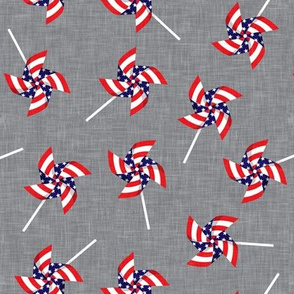 Flag Pinwheels - grey - LAD20