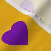 Gold and Purple Hearts (small)