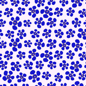 Australian Wax Flower - Royal Blue - Large Scale