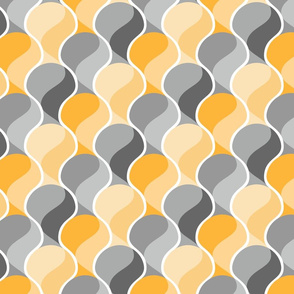 Groovy and Wavy Yellow Medium