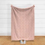 Minimal terrazzo texture abstract scandinavian trend classic basic spots design warm orange pink girls