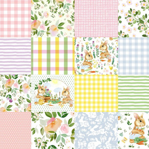  21" Spring Bunnies Quilt Pattern