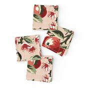 Chickadees & Apples - Blush - Large