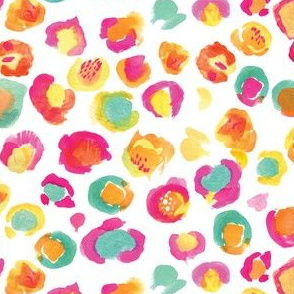 Rainbow leopard print