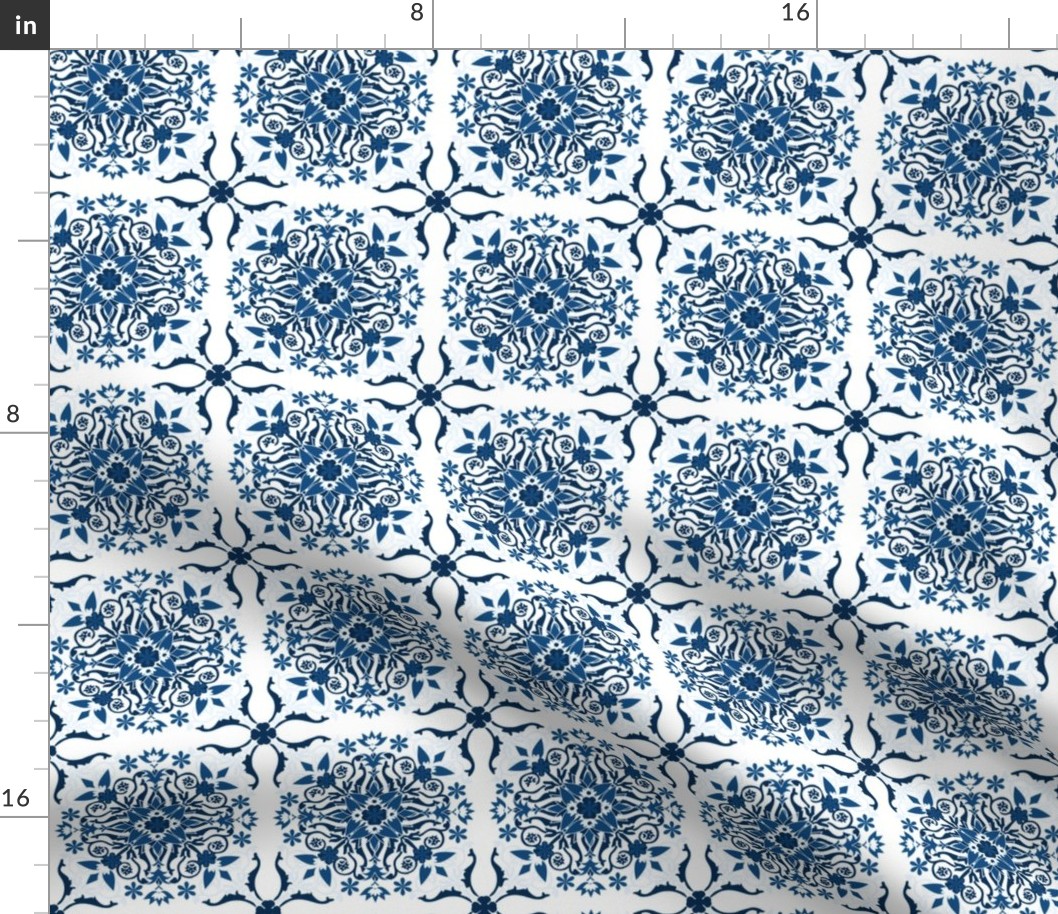 CLASSIC-BLUE-Tile Pattern II