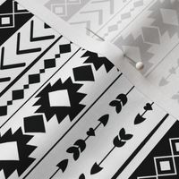 Black and White Tribal