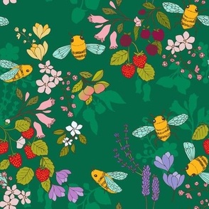 A Garden for Bees {Emerald}