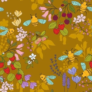 A Garden for Bees {Gold}