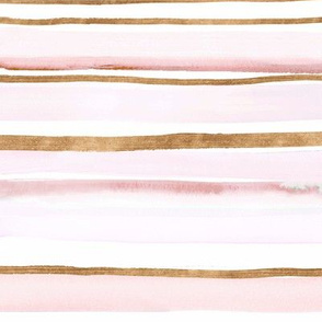 Daydream Stripe - pink   copper