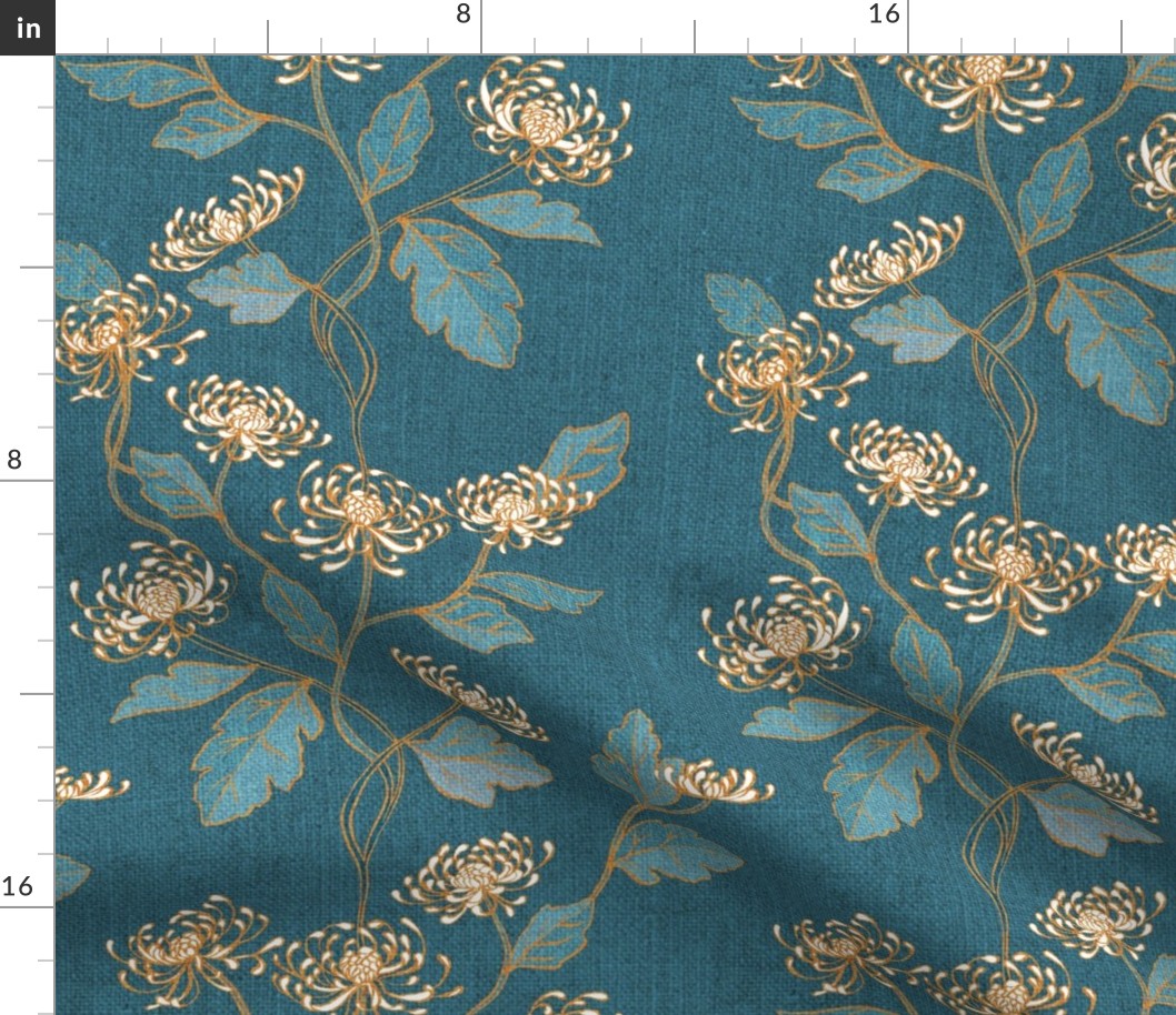 Chrysanthemum Nouveau {Imperial Blue}