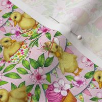 Pretty Pink Ducklings' Spring Picnic - small