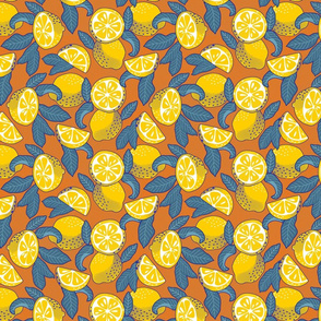 Normal scale • Juice Lemons - Lemons Pop Art - orange