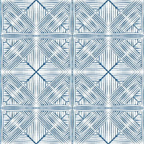 Normal scale • Geometric painting blue 2020