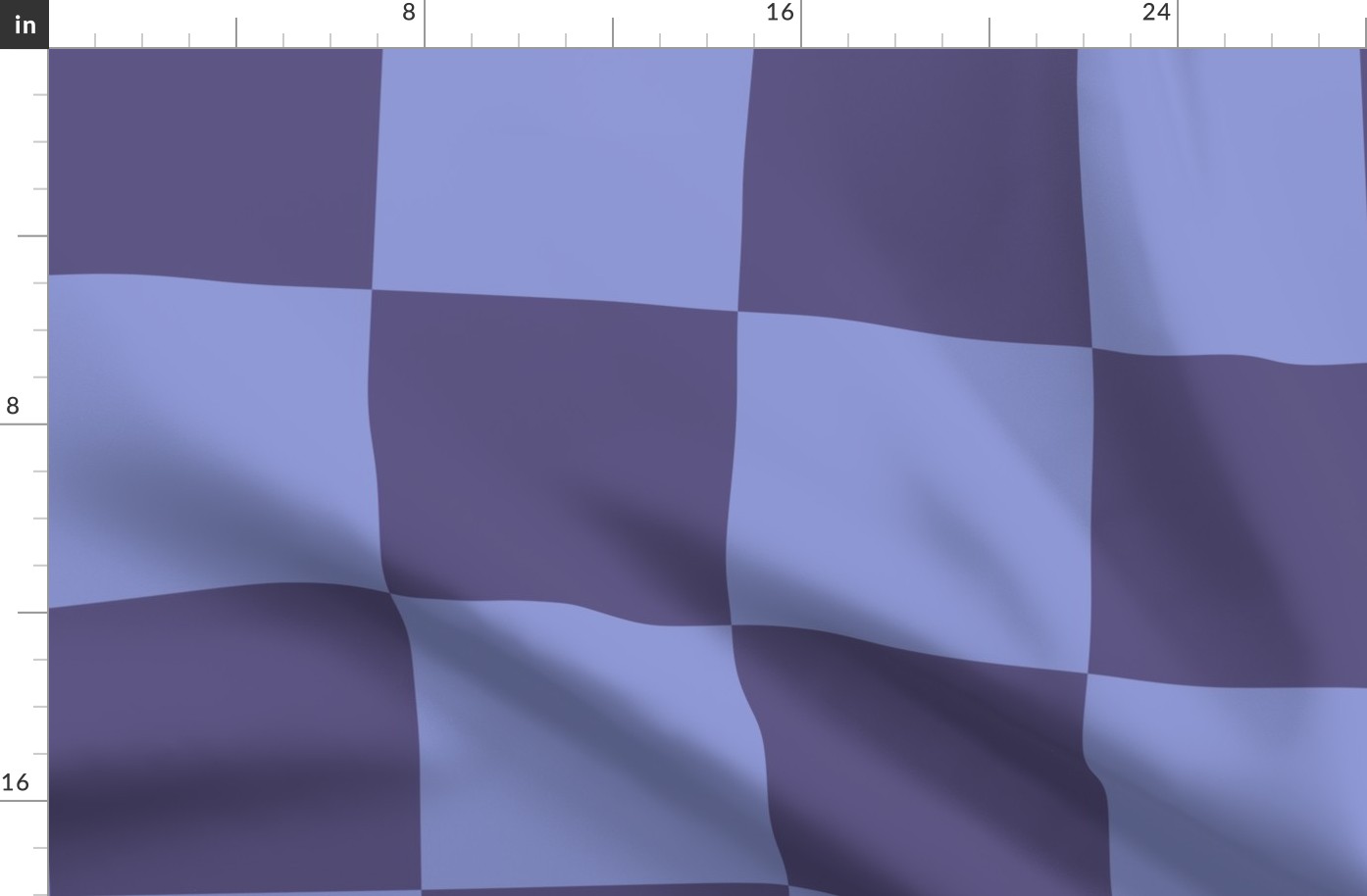 JP20 - Cheater Quilt Checkerboard in Seven Inch Squares of  Lavender and Violet