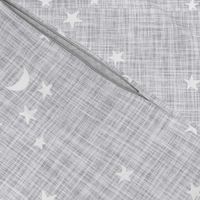 stars and moons // cloud linen