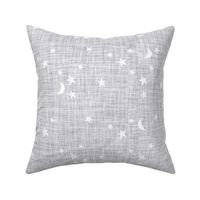 stars and moons // cloud linen