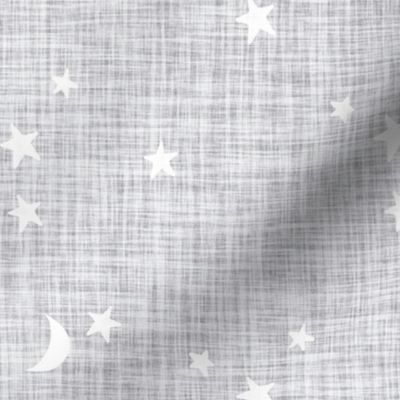 stars and moons // cloud linen