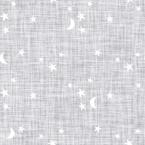 stars and moons // cloud linen