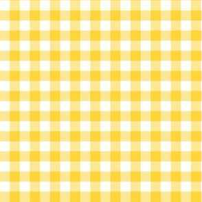 6" Yellow Gingham