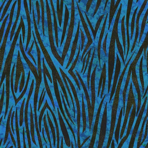 blue zebra stripes