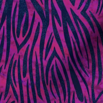 purple and blue zebra stripes