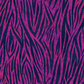 purple and blue zebra stripes