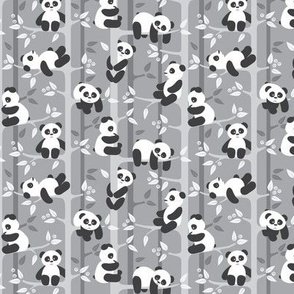 panda forest - gray - small