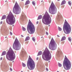 Drops pink and purple