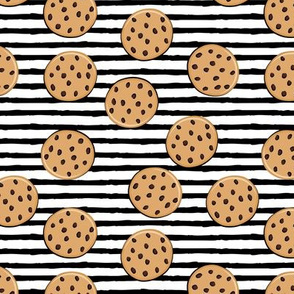 chocolate chip cookies - black stripes - LAD20