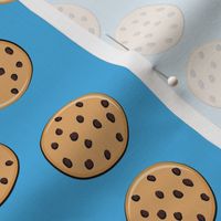 chocolate chip cookies - blue - LAD20