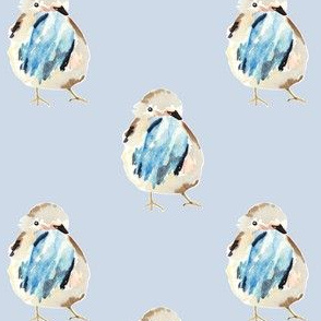 4" Birdie in Blue
